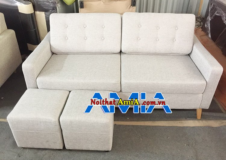 Mẫu sofa văng nỉ 2 chỗ ngồi AmiA SFN171