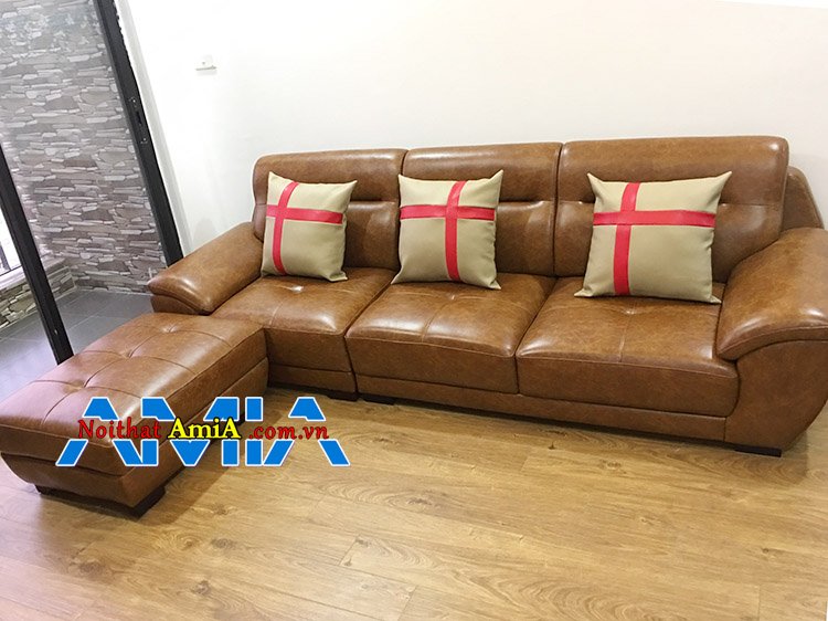 Chọn ghế sofa phòng khách cho người mệnh Thổ - gam màu vàng nâu đất