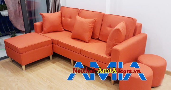 sofa phòng khách kê chung cư hiện đại tại Cầu Giấy