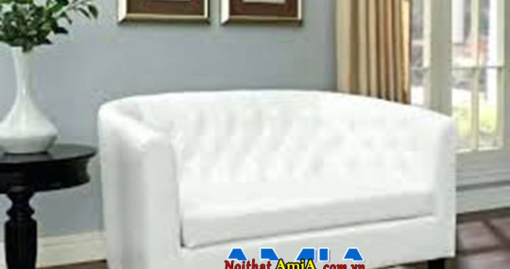 Mẫu ghế sofa phòng ngủ màu trắng