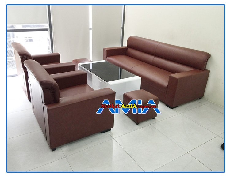 Bộ sofa văng và ghế chủ giá rẻ AmiA SFD032