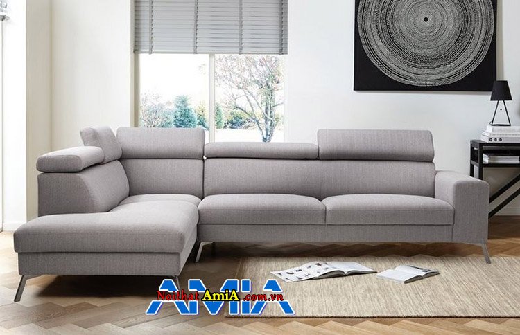 Sofa nỉ dạng góc giá rẻ AmiA SFN247