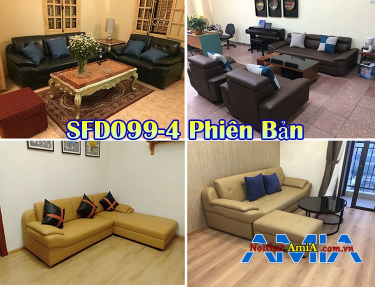 AmiA báo giá sofa da dưới 15 triệu mã SFD099