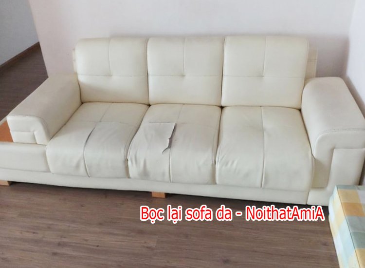 Bọc sofa da tại nhà hay tại xưởng