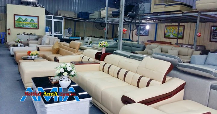 Cửa hàng bán sofa da uy tín tại Hà Nội có xưởng sản xuất trực tiếp