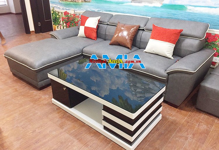 Hình ảnh bàn ghế sofa da Hà Nội hiện đại đẹp