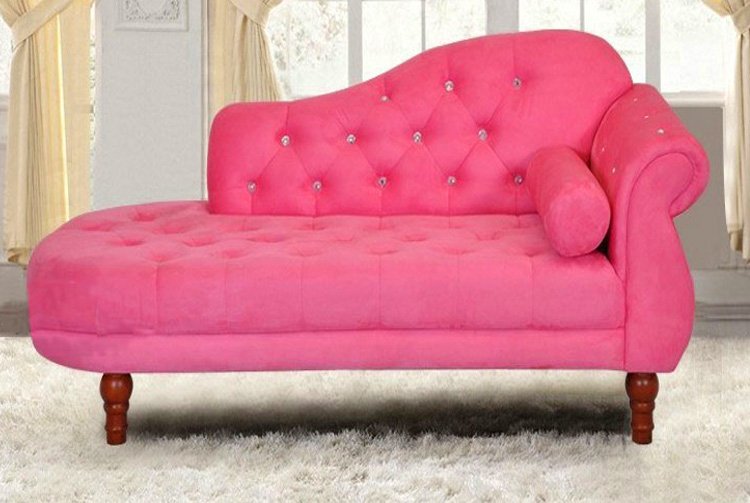 Hình ảnh ghế sofa phòng ngủ màu hồng nữ giới đẹp