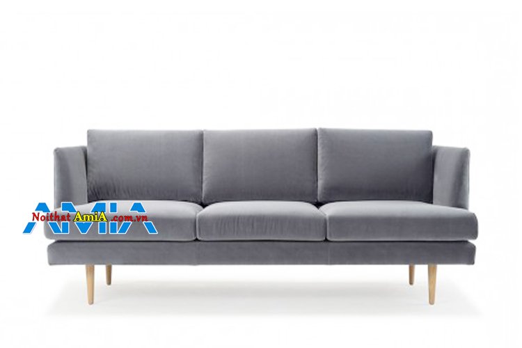 Ghế sofa 3 chỗ dạng văng đẹp nam tính