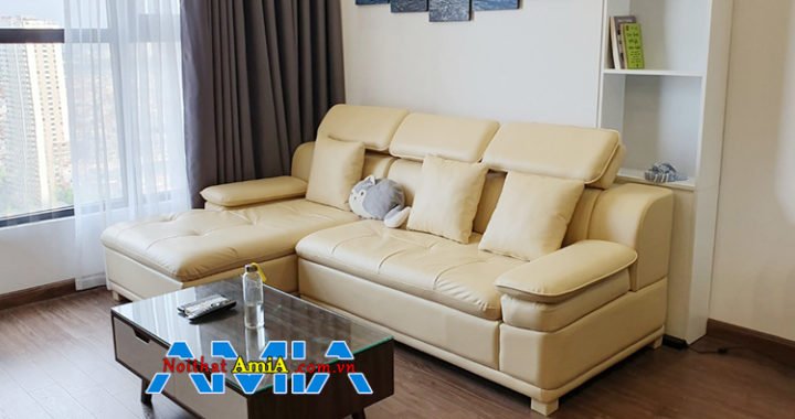 Mẫu ghế sofa da cho căn hộ chung cư hiện đại xu hướng 2020