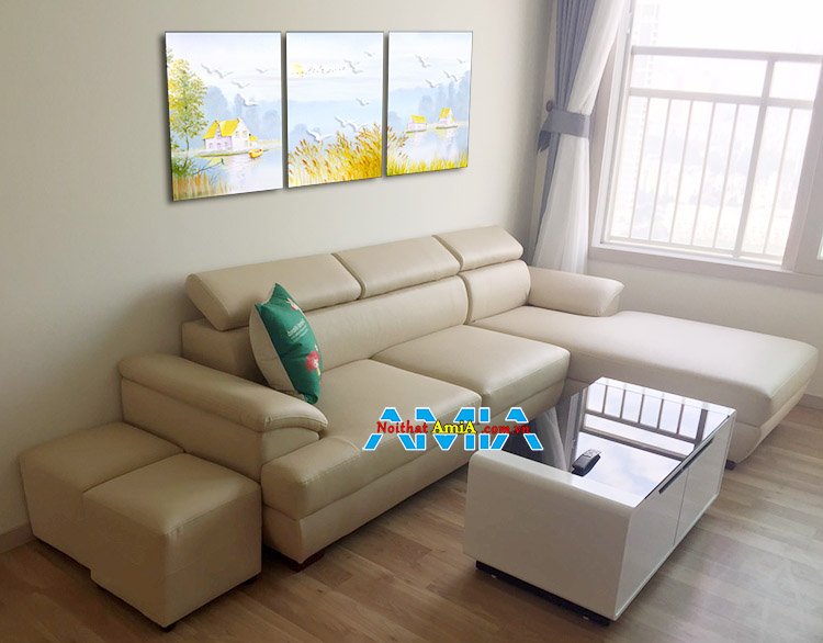 Bộ bàn ghế sofa da đẹp giá rẻ SFD093