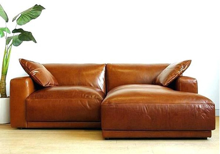 Hình ảnh sofa da màu bò đẹp hiện đại