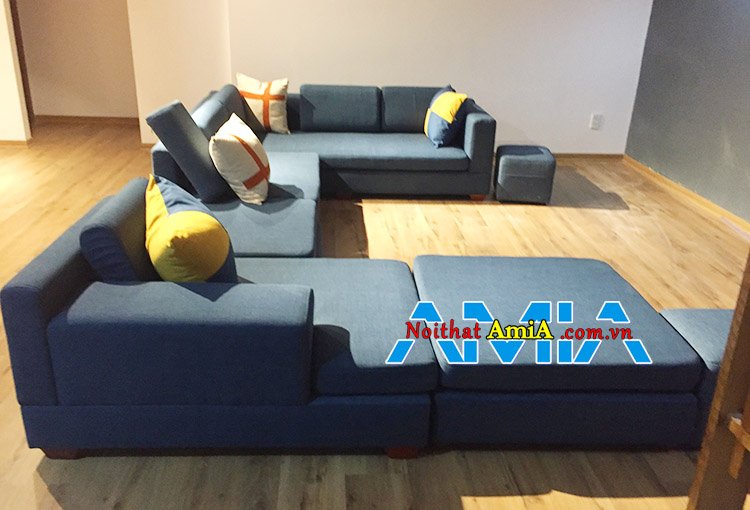 Ghế sofa nỉ kích cỡ lớn cho phòng khách