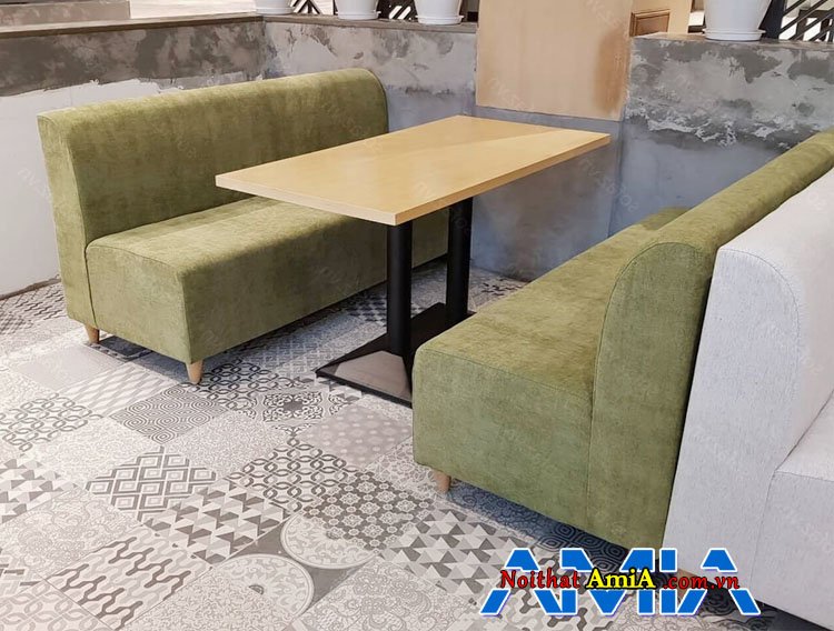 Ghế sofa văng đẹp hiện đại kê quán cafe