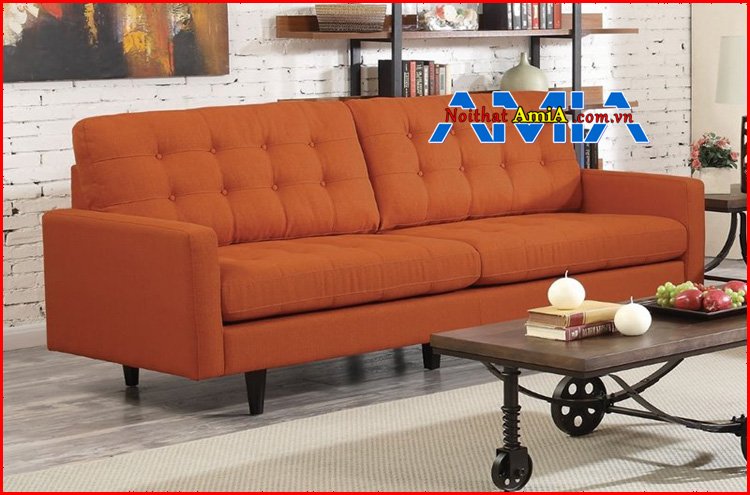 Mẫu ghế sofa màu cam hợp người mệnh hỏa