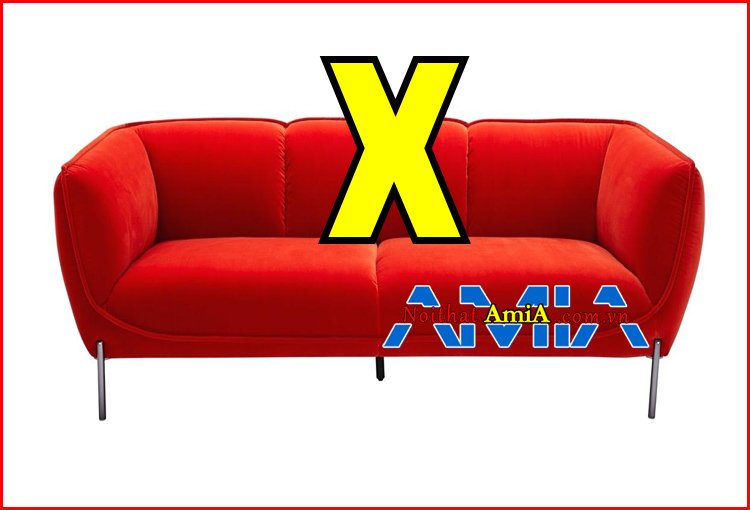 Ghế sofa màu đỏ khắc mệnh kim không nên chọn