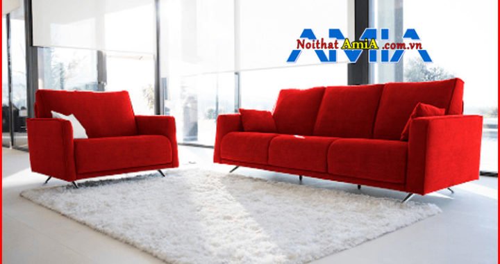 Ghế sofa màu đỏ hợp người mệnh hỏa