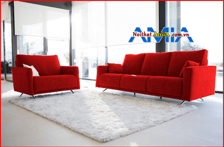 Ghế sofa màu đỏ hợp người mệnh hỏa