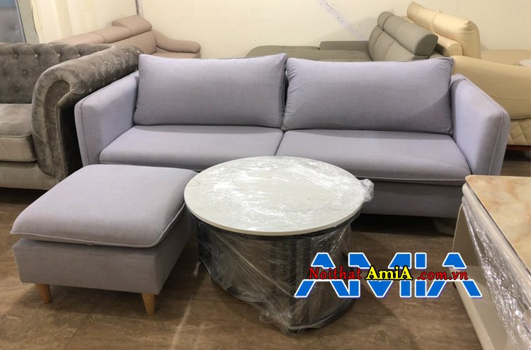 Sofa màu ghi sữa hiện đại hợp mệnh Thủy