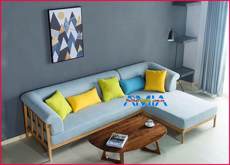 Xu hướng sofa gỗ chữ L 2020 mang phong cách hiện đại