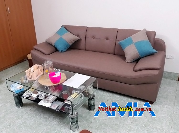 Hay sự lựa chọn thông minh của khách hàng với mẫu sofa văng nhỏ SFD099