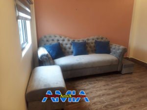 Ghế sofa màu lông chuột AmiA SFN262