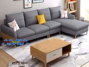 Hình ảnh ghế sofa nỉ đẹp hiện đại phong cách Hàn Quốc SFN265