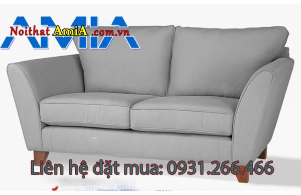 Ghế sofa văng 2 chỗ màu ghi sáng AmiA SFN1911540