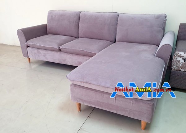 Mẫu sofa nỉ đẹp giá rẻ gồm 3 chỗ ngồi SFN266