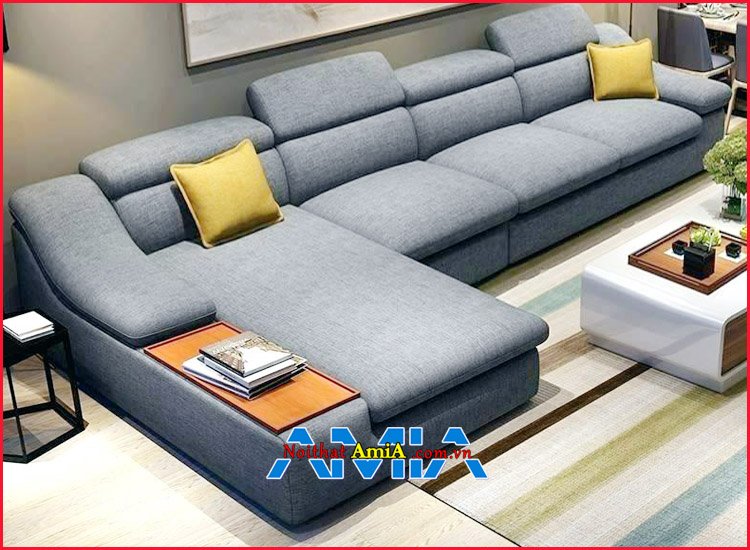 Mẫu ghế sofa nỉ cho phòng khách chung cư cao cấp