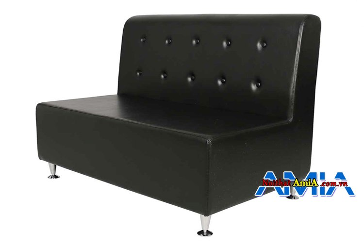 Sofa văng da hiện đại cho quán làm móng