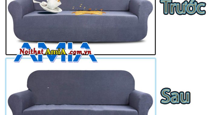 Cách vệ sinh sofa nỉ bị đổ cafe đón tết