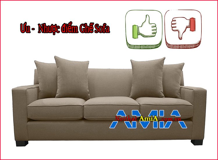 Có nên mua ghế sofa không - ưu nhược điểm