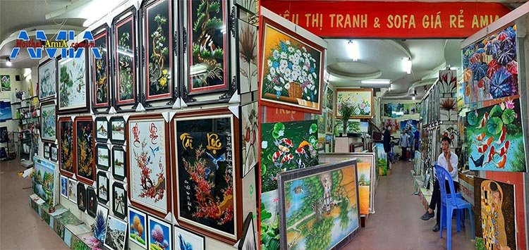 Cửa hàng nội thất tranh treo tường Hà Nội AmiA cơ sở 211 Vũ Tông Phan, Thanh Xuân, Hà Nội