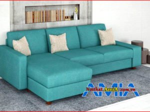 Hình ảnh Ghế sofa chữ L đẹp 1 bên không tay vịn