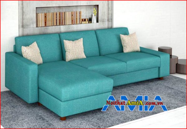 Hình ảnh Ghế sofa chữ L đẹp 1 bên không tay vịn