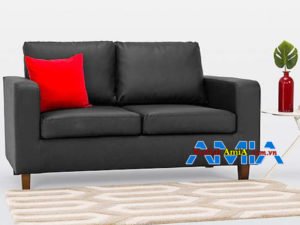 Mẫu ghế sofa da 2 chỗ 1m6 nhỏ gọn