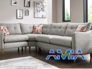 Sofa góc cho phòng khách nhà chung cư hiện đại AmiA SFN1910601