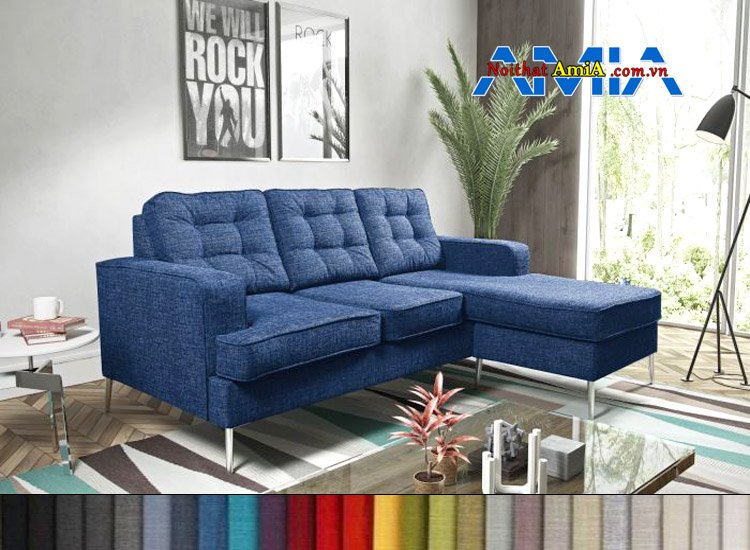 Mẫu ghế sofa xanh dương hợp người mệnh Thủy