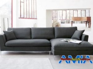 Hinh anh ghe sofa boc ni dang goc chu L dẹp AmiA SFN20012018