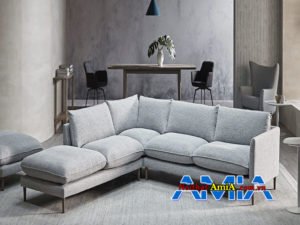 hinh anh ghe sofa boc ni em ai cho phong khach chung cu AmiA SFN1101204