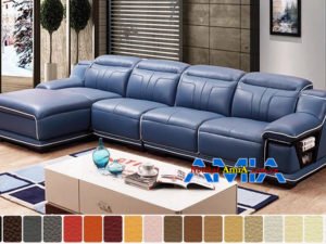 sofa da cao cấp cho nhà biệt thự đẹp AmiA SFD199255