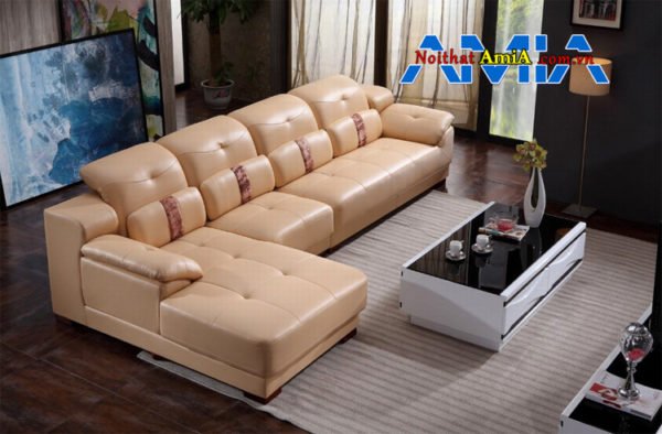 sofa da chữ L đẹp tựa gật gù 199292