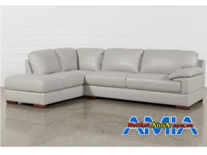 Ghe sofa da loai tot mau ghi AmiA SFN1301207
