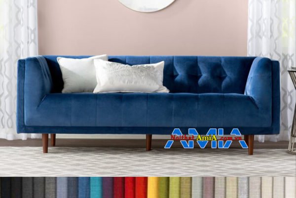 ghế sofa nỉ nhung đẹp dạng văng dài AmiA SFN199260