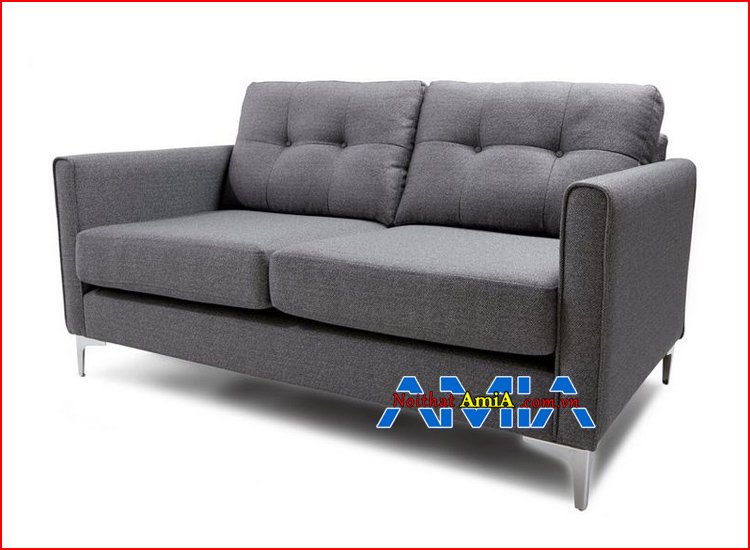 Hình ảnh ghế sofa vải chân Inox hiện đại