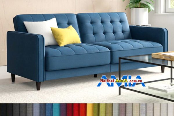 Mẫu sofa văng 2 chỗ nhỏ gọn tay vịn cao AmiA SFN199248