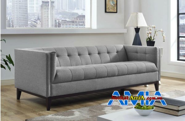 mau ghe sofa vang ni dinh khuy cach dieu AmiA SFN13012011