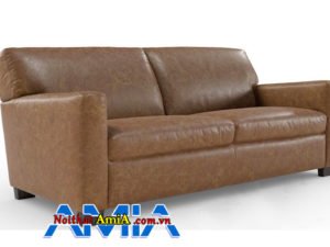 hinh anh thuc te ghe sofa vang da 2 cho AmiA SFD1911571