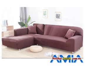 Hinh anh mau ghe sofa hinh chu L mau tim AmiA SFN1601206