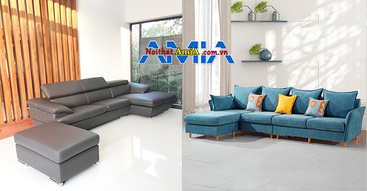 Nên mua sofa nỉ hay da cho phòng khách chung cư